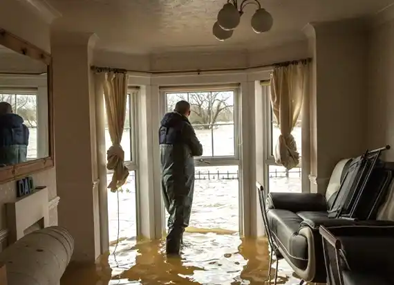 water damage restoration service Maple Hill